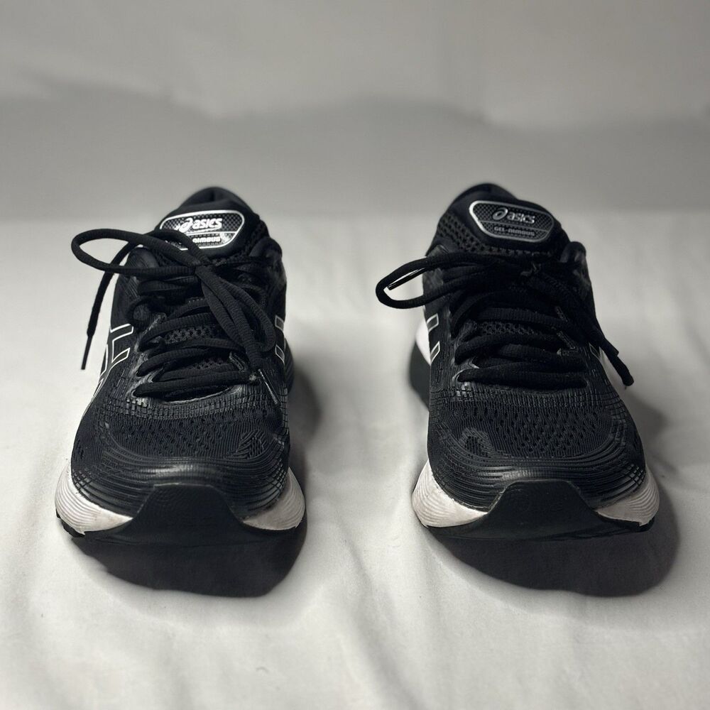 ASICS GEL-Nimbus 21 Black White Running Shoes Women’s Size 9.5 - Picture 2 of 9